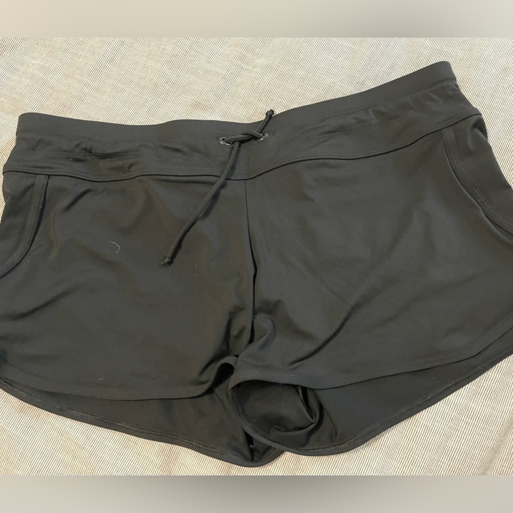 ATHLETA SWIMSHORT. BUILT IN BRIEF 2in inseam, medium